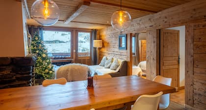 Les Tavaillons 1, 4 tähden huoneisto upea Savoyard-chalet 