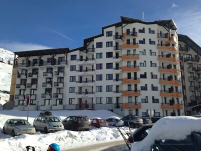 Studio 4 people ski in Les Menuires with cleaning included