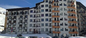 Studio 4 personer ski i Les Menuires med rengøring inkluderet