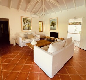 Smart TV, reproductor de DVD, libros y estéreo 