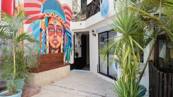 Fassade der Unterkunft