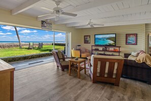 TV, stereo - December Special!                   Oceanfront Hawaiian-style Beach House (Waimea)