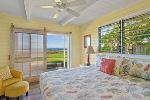 2 bedrooms, iron/ironing board, WiFi, bed sheets - December Special!                   Oceanfront Hawaiian-style Beach House (Waimea)
