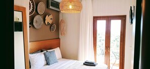 2 bedrooms, in-room safe, iron/ironing board, WiFi