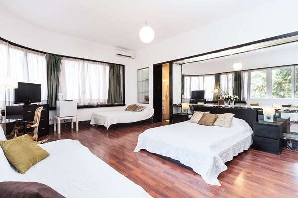 4 habitaciones, escritorio y insonorización