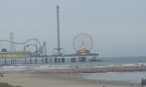 Vlak bij het strand