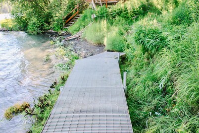 LUXURY Kenai River Estate with Private Fishing Dock located ON the KENAI River!