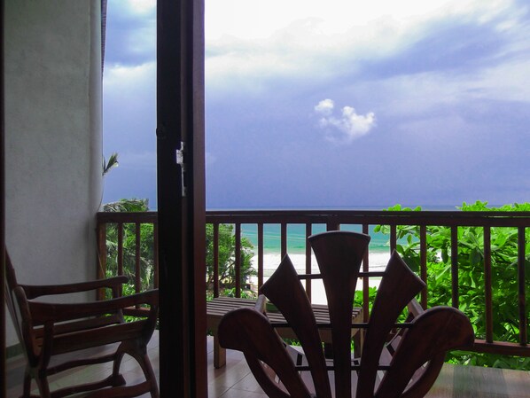 Deluxe Double Room, 1 King Bed, Sea View, Sea Facing | Balcony view - Seashore Mirissa (Mirissa)