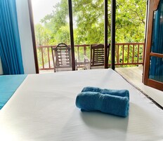 Superior Double Room, 1 King Bed, Sea View, Oceanfront | Terrace/patio