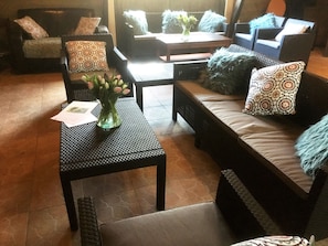 Lobby sitting area