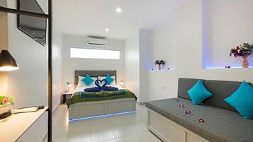 Ropa de cama de alta calidad, wifi gratis y ropa de cama