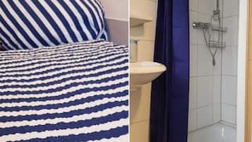 Bañera profunda, toallas