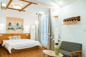 听雨堂套房 | 遮光窗帘、隔音、免费 WiFi