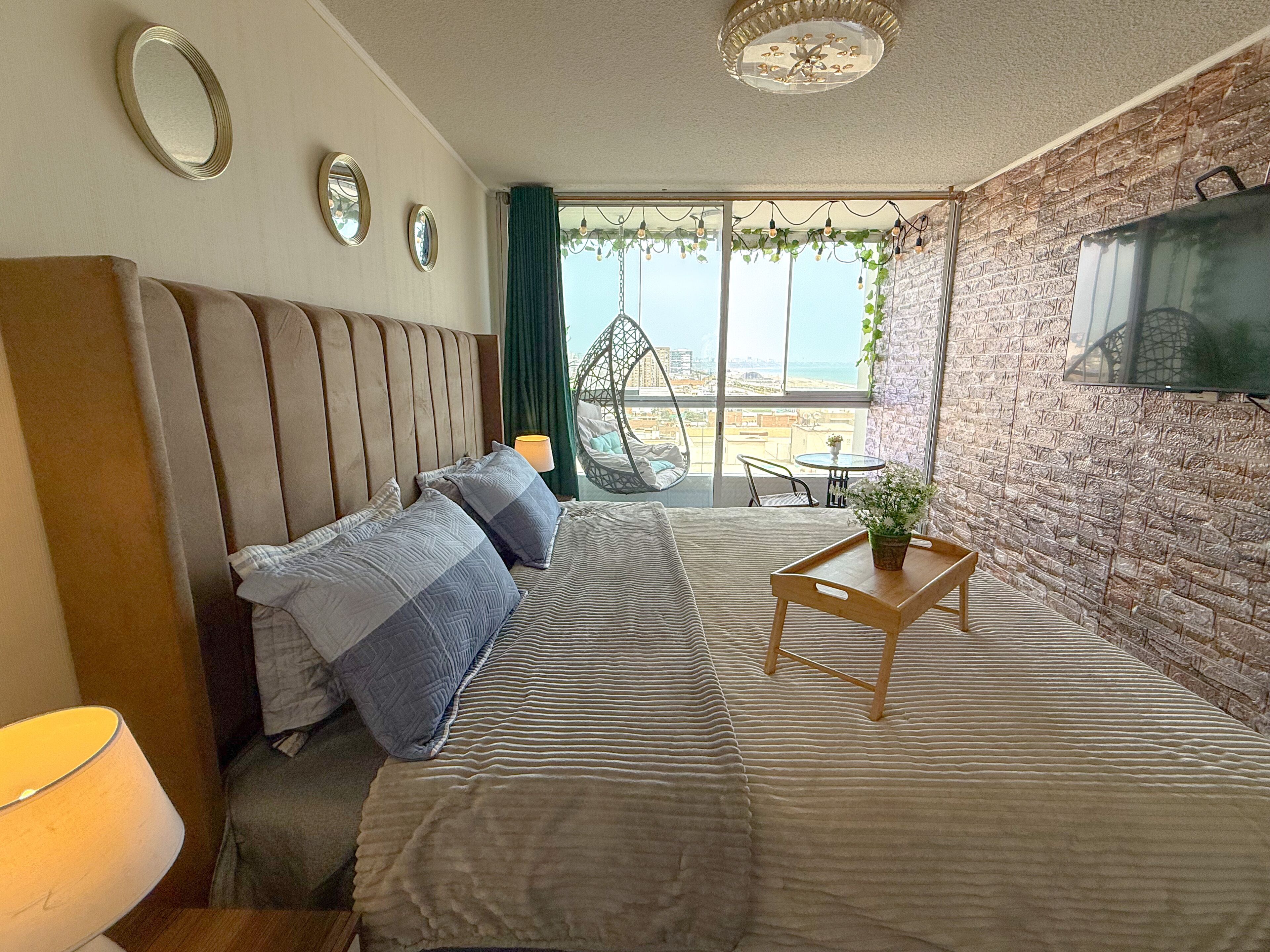 独特公寓, 3 间卧室, 海洋景观 | 3 多间卧室、办公桌、笔记本电脑工作区、熨斗/熨衣板