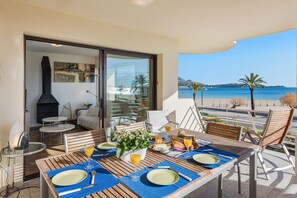 Outdoor dining - ANCORA APARTMENT SEA VIEW (Puerto de Pollensa)