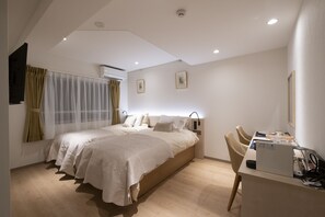 Basic Room, 2 Twin Beds, Non Smoking (C, 1F) | 1 bedroom, premium bedding, down comforters, desk - STUDIO INN NISHISHINJUKU (Tokyo)