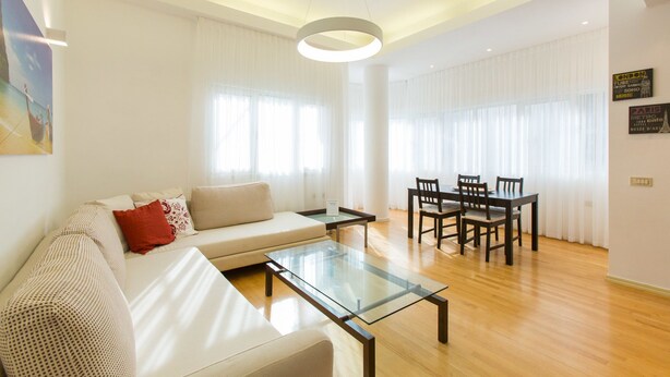 Comfort-Apartment, 2 Schlafzimmer | Wohnzimmer