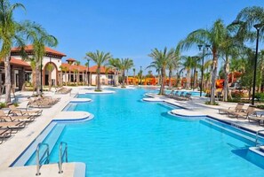 Indoor pool, 3 outdoor pools, free pool cabanas, pool umbrellas