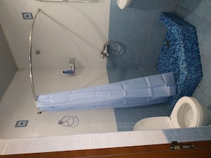 Hair dryer, towels