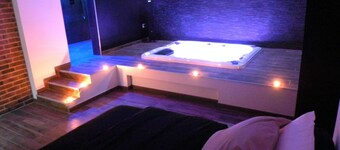 Romantisches Zimmer mit eigenem Spa