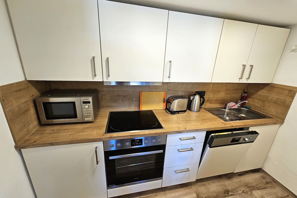 grand apartment, 3 bedrooms, balcony, mountain view | private kitchen