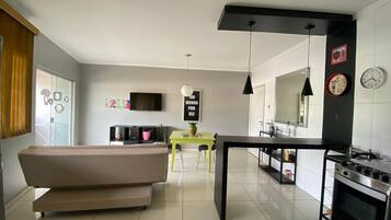 City Double Room, 1 Double Bed with Sofa bed | Living area | LCD TV