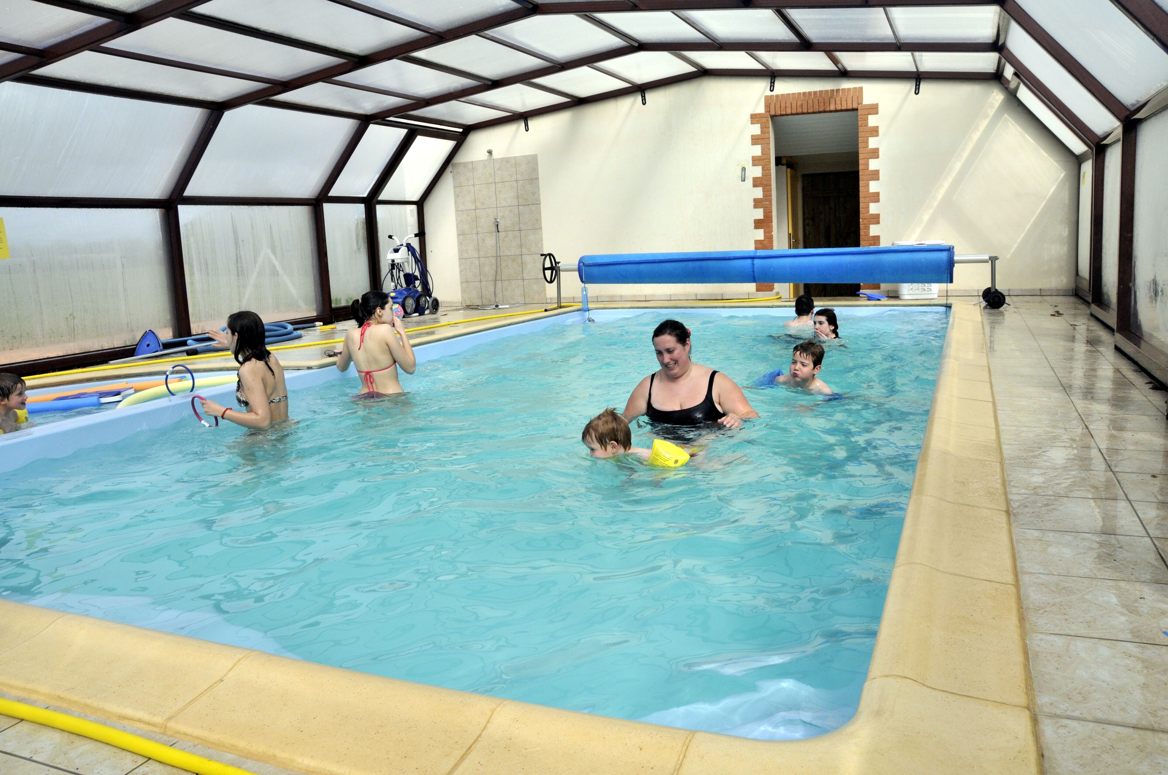 Indoor pool, a heated pool
