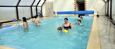 Indoor pool, a heated pool