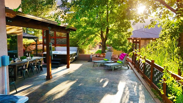 Outdoor spabad
