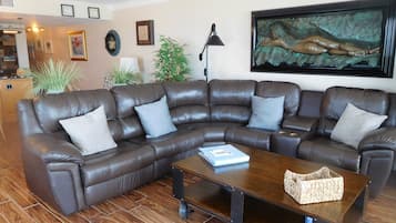 Smart TV, video games, DVD player, books