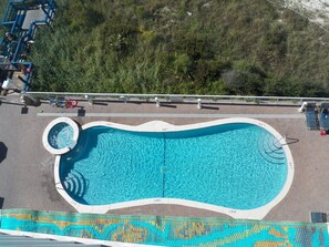 Outdoor pool, a heated pool - CHARMING BEACHFRONT 1BR/2BA LOW FLOOR AMAZING VIEWS & SUNSETS! (Panama City Beach)