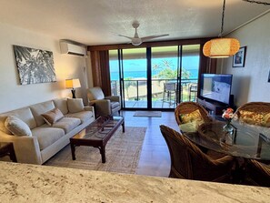 Smart-tv, een dvd-speler en een stereo