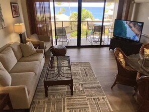 Smart TV, DVD player, stereo