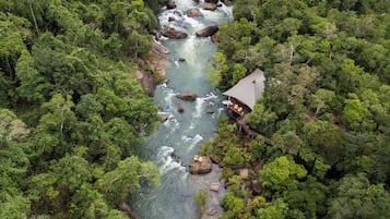 Waterfall Tent | Aerial view
