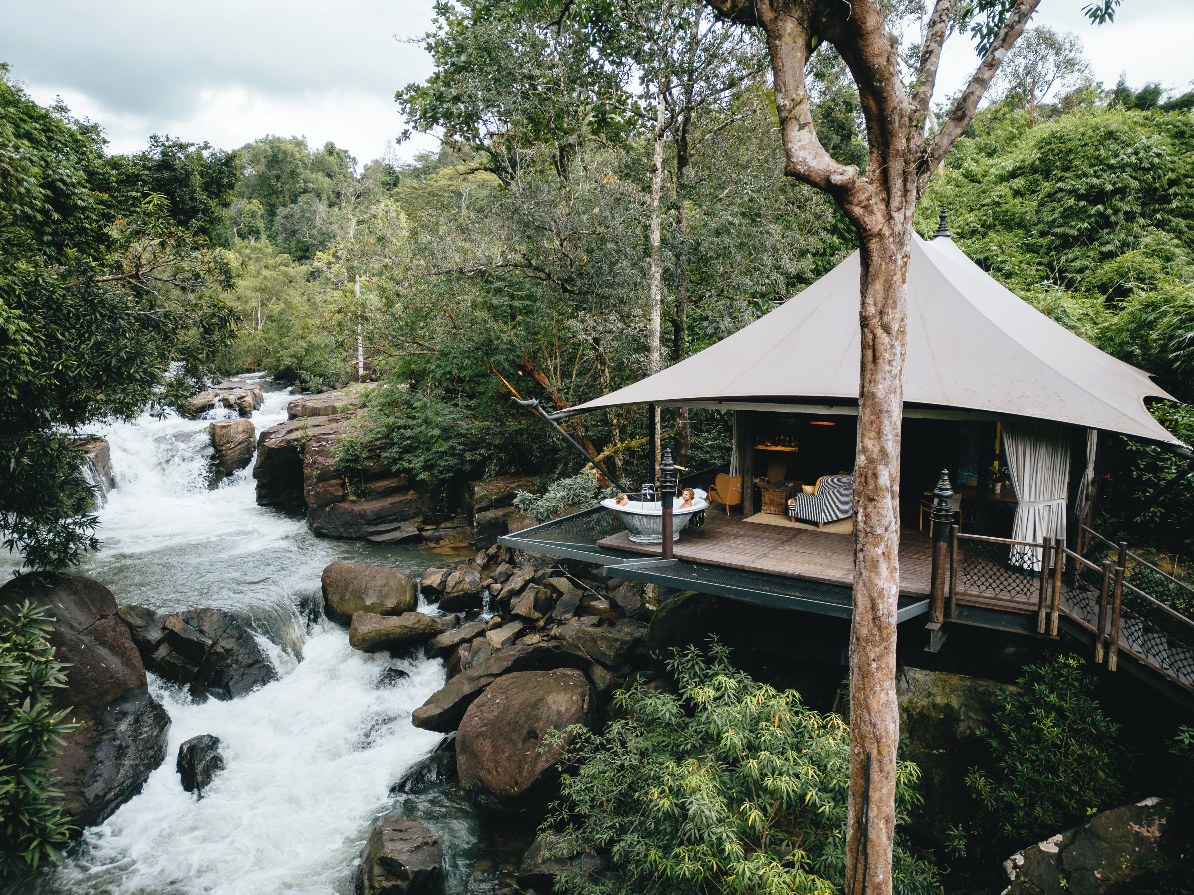 Waterfall Tent