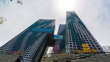 Façana frontal de l'allotjament