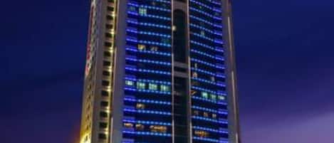 Front of property - evening/night