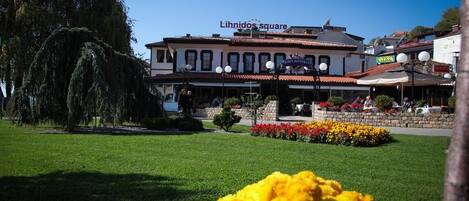 Voorkant van accommodatie