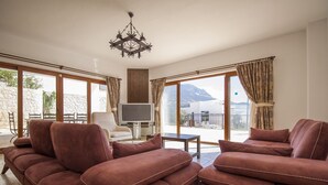 Villa, vue mer | Coin séjour