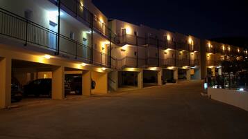 Front of property - evening/night