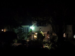 Front of property – evening/night