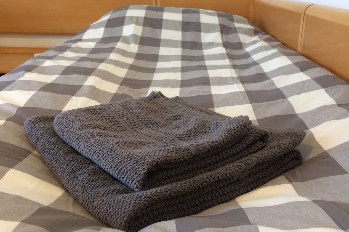 double room | premium bedding, desk, blackout curtains, soundproofing