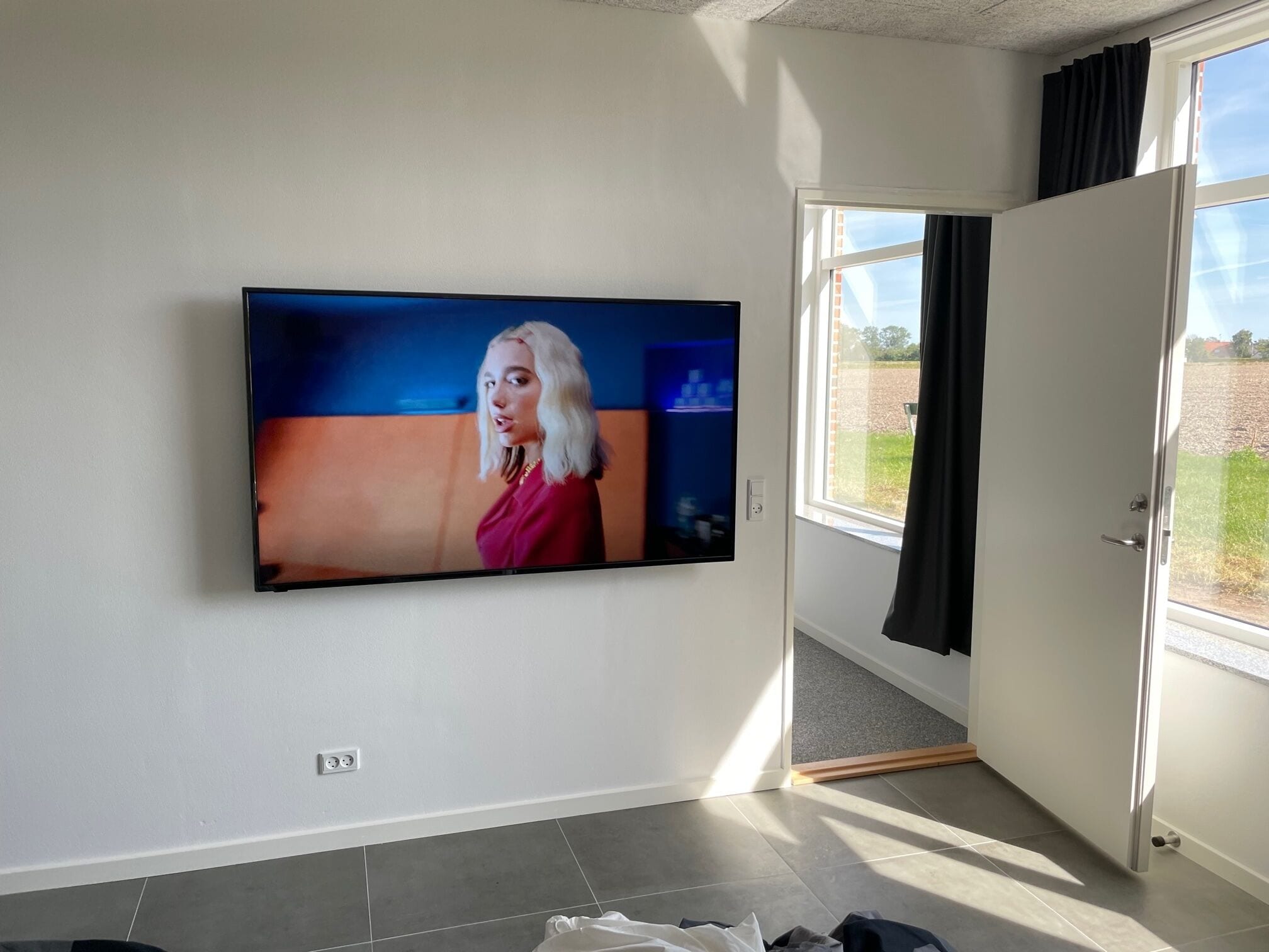 standard apartment (34) | living area | plasma tv