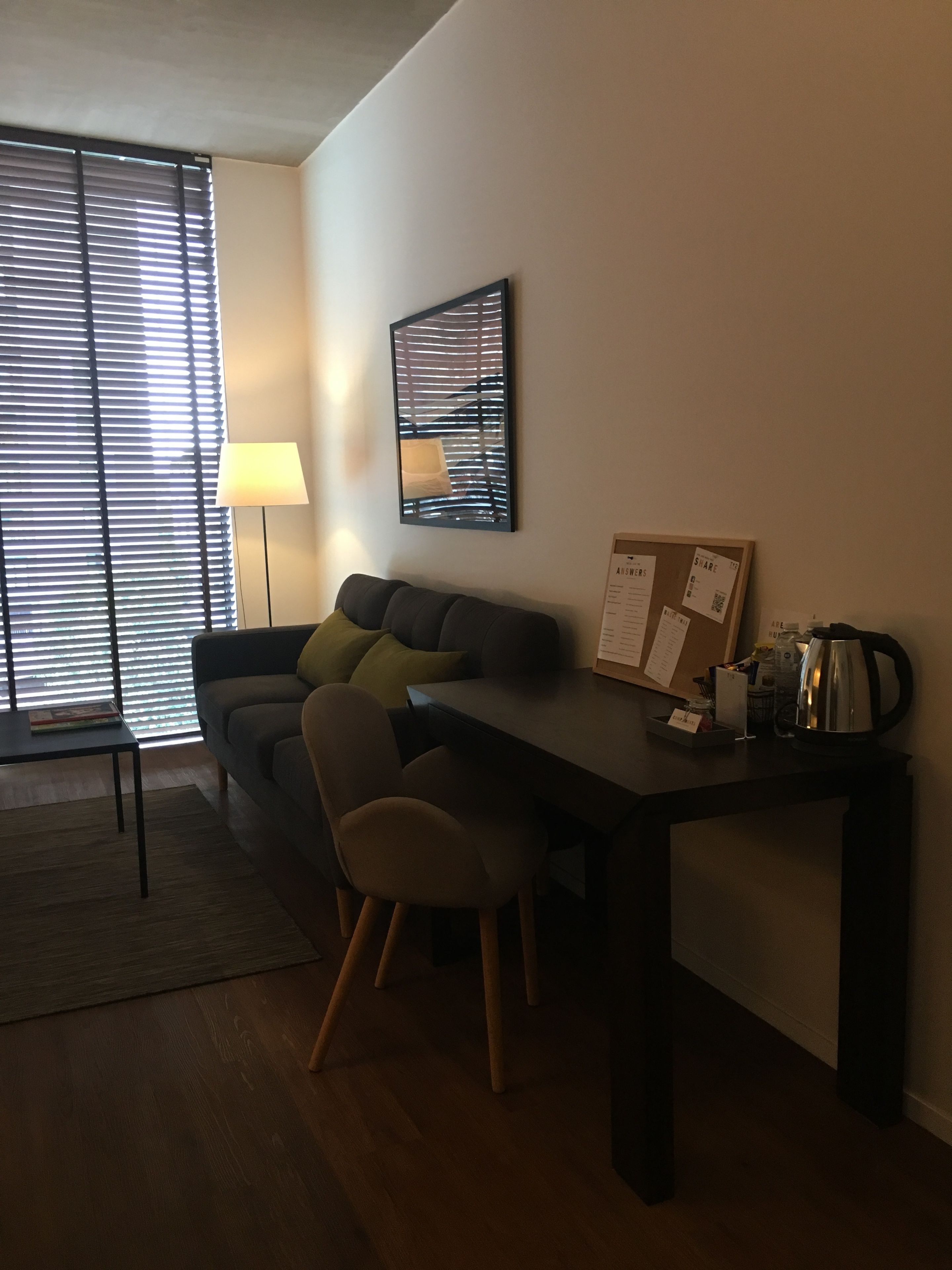 suite | in-room safe, desk, blackout curtains, soundproofing