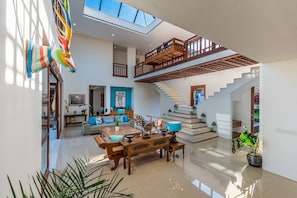Luxury Villa, 3 Bedrooms, Private Pool, Pool View | Living room | LCD TV, DVD player, iPod dock, MP3 dock