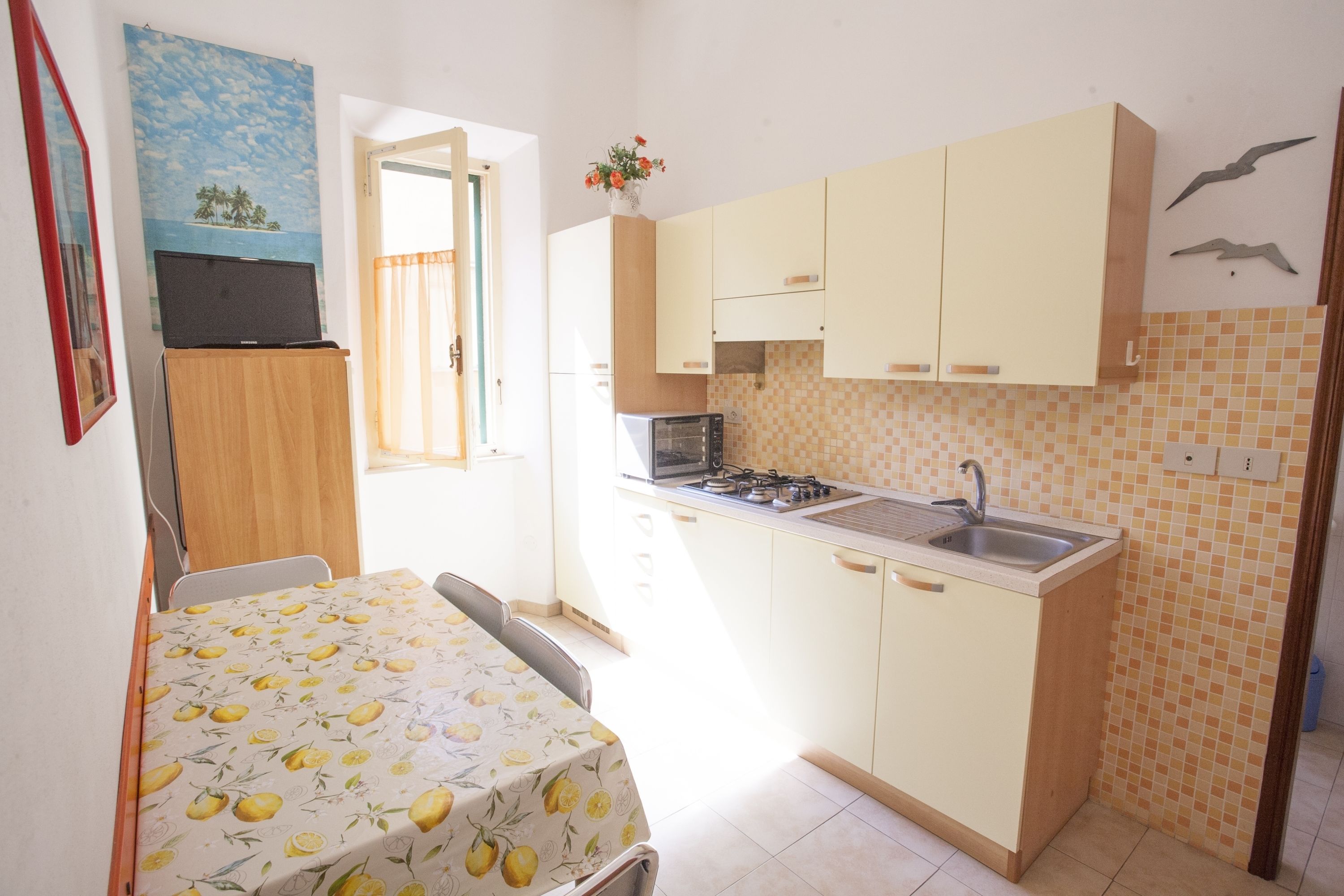 Apartment, 2 Bedrooms (Luna) | Private kitchen | Fridge, oven, stovetop