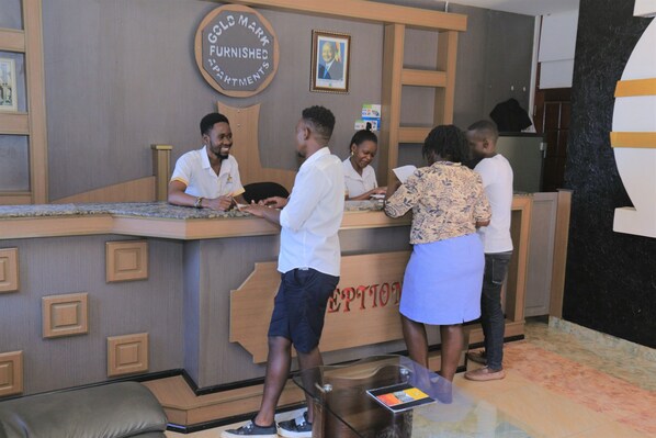 Reception - Goldmark Apartments (Kampala)