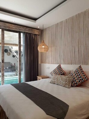 Executive-Villa, 2 Schlafzimmer, Bergblick | 2 Schlafzimmer, Minibar, Zimmersafe, individuell dekoriert