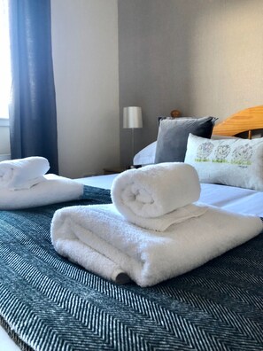 独立别墅 | 2 多间卧室、熨斗/熨衣板、免费 WiFi、床单