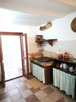 Classic Apartment, 1 Bedroom, Balcony, City View | Private kitchen | Full-sized fridge, microwave, stovetop, coffee/tea maker